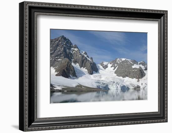 Hornbreen Glacier, Spitsbergen, Svalbard, Norway-Steve Kazlowski-Framed Photographic Print