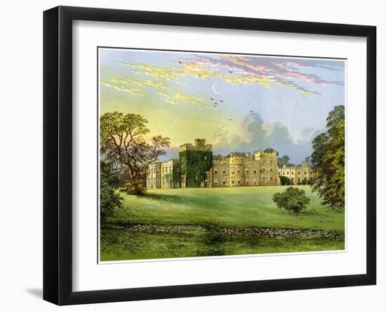 Hornby Castle, Yorkshire, Home of the Duke of Leeds, C1880-AF Lydon-Framed Giclee Print