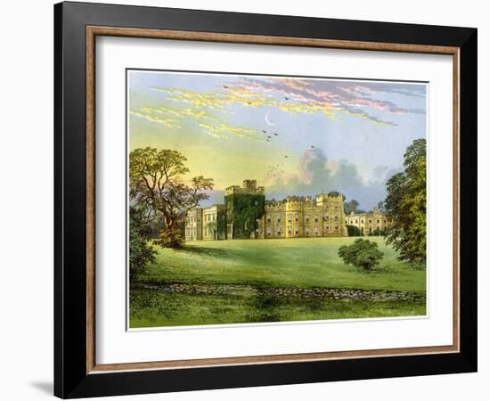 Hornby Castle, Yorkshire, Home of the Duke of Leeds, C1880-AF Lydon-Framed Giclee Print