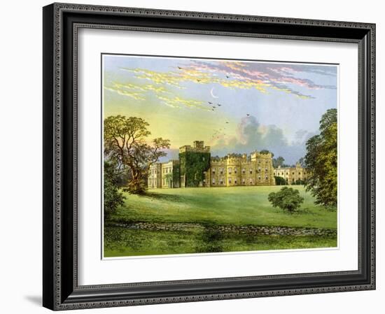 Hornby Castle, Yorkshire, Home of the Duke of Leeds, C1880-AF Lydon-Framed Giclee Print