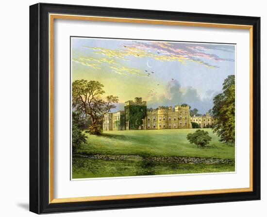 Hornby Castle, Yorkshire, Home of the Duke of Leeds, C1880-AF Lydon-Framed Giclee Print