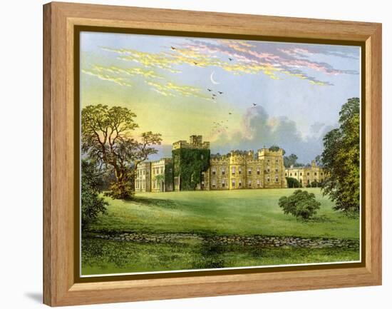 Hornby Castle, Yorkshire, Home of the Duke of Leeds, C1880-AF Lydon-Framed Premier Image Canvas