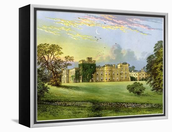 Hornby Castle, Yorkshire, Home of the Duke of Leeds, C1880-AF Lydon-Framed Premier Image Canvas