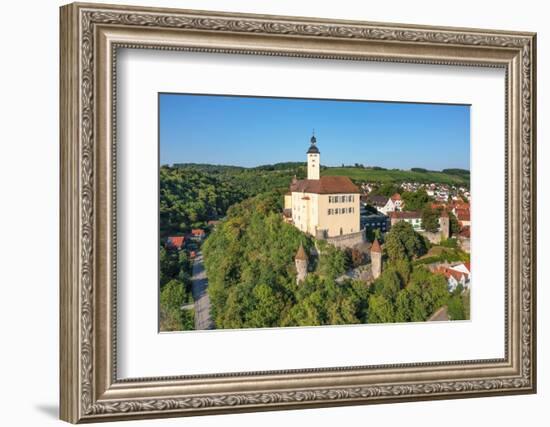 Horneck Castle, Gundelsheim, Neckartal Valley, Odenwald, Burgenstrasse, Baden-Wurttemberg, Germany-Markus Lange-Framed Photographic Print