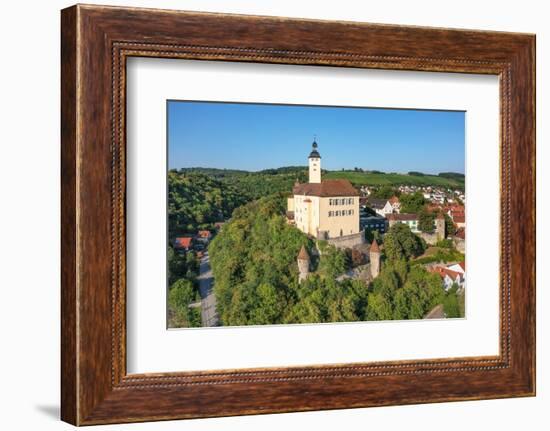 Horneck Castle, Gundelsheim, Neckartal Valley, Odenwald, Burgenstrasse, Baden-Wurttemberg, Germany-Markus Lange-Framed Photographic Print