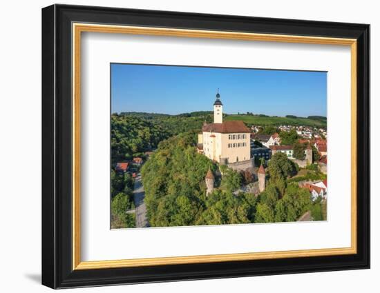 Horneck Castle, Gundelsheim, Neckartal Valley, Odenwald, Burgenstrasse, Baden-Wurttemberg, Germany-Markus Lange-Framed Photographic Print