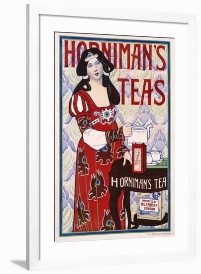 Horniman's Teas Advertisement Poster-H. Banks-Framed Giclee Print