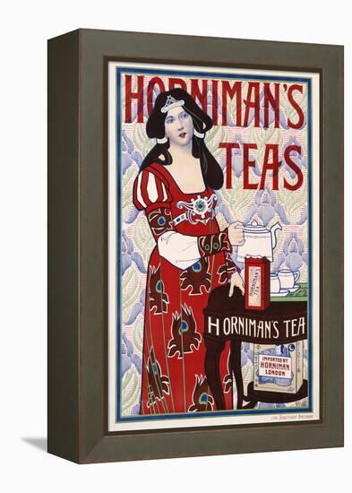 Horniman's Teas Advertisement Poster-H. Banks-Framed Premier Image Canvas