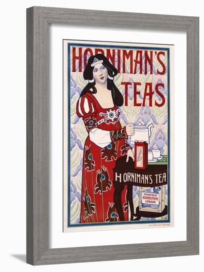 Horniman's Teas Advertisement Poster-H. Banks-Framed Giclee Print