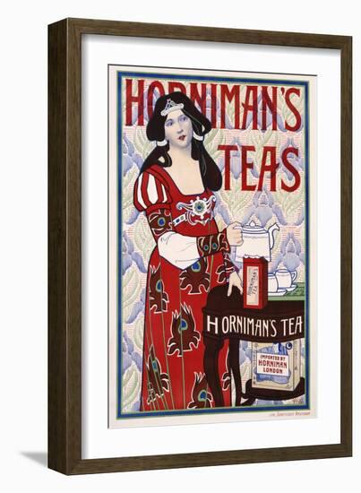 Horniman's Teas Advertisement Poster-H. Banks-Framed Giclee Print