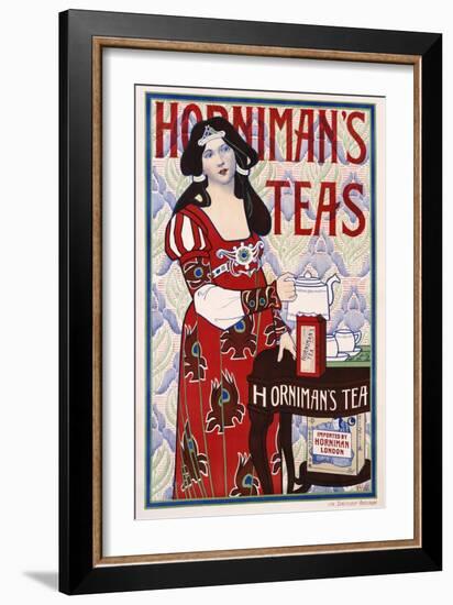 Horniman's Teas Advertisement Poster-H. Banks-Framed Giclee Print