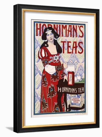 Horniman's Teas Advertisement Poster-H. Banks-Framed Giclee Print