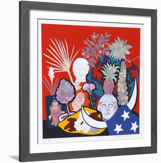 Horns of Plenty-Hunt Slonem-Framed Serigraph