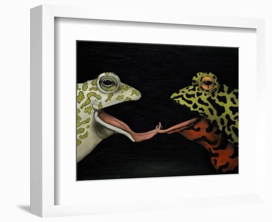 Horny Toads 1-Leah Saulnier-Framed Giclee Print