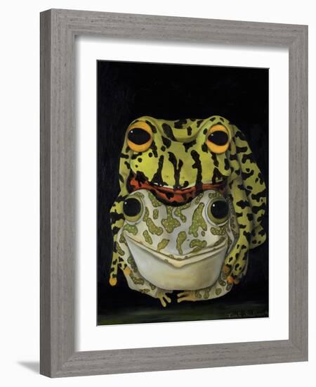 Horny Toads 2-Leah Saulnier-Framed Giclee Print