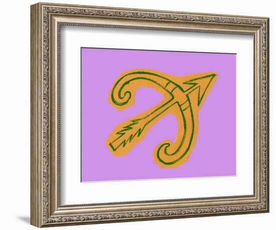 Horoscope: the Sign of the Sagittarius.-Patrizia La Porta-Framed Giclee Print