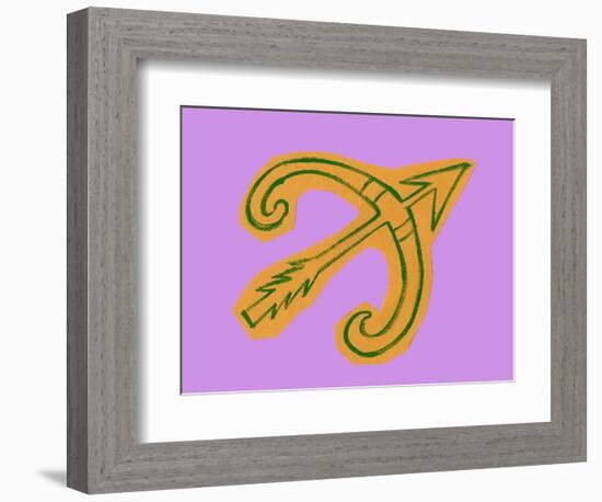 Horoscope: the Sign of the Sagittarius.-Patrizia La Porta-Framed Giclee Print