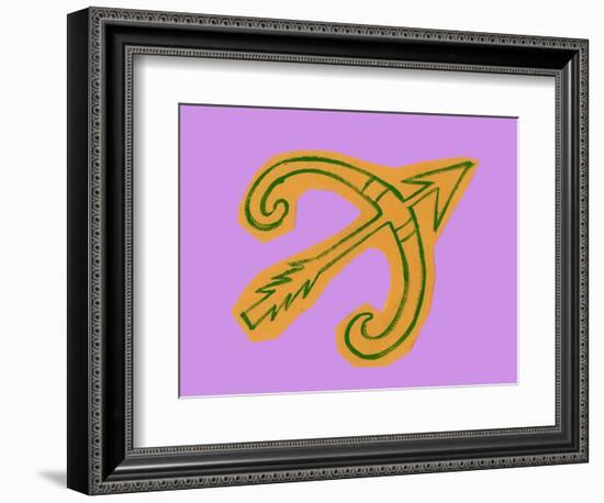 Horoscope: the Sign of the Sagittarius.-Patrizia La Porta-Framed Giclee Print