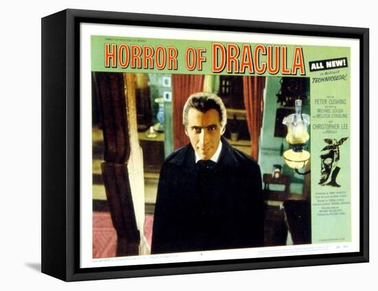 Horror of Dracula, Christopher Lee, 1958-null-Framed Stretched Canvas