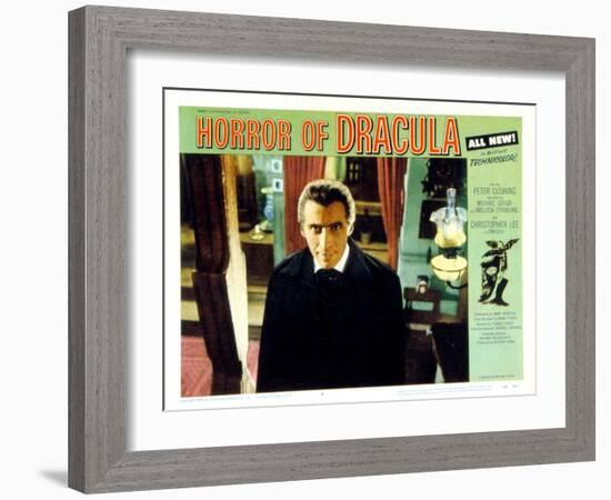 Horror of Dracula, Christopher Lee, 1958-null-Framed Photo