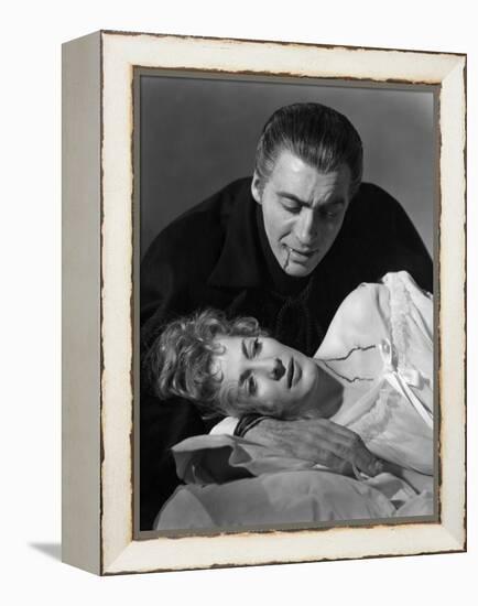 Horror Of Dracula, Melissa Stribling, Christopher Lee, 1958-null-Framed Stretched Canvas