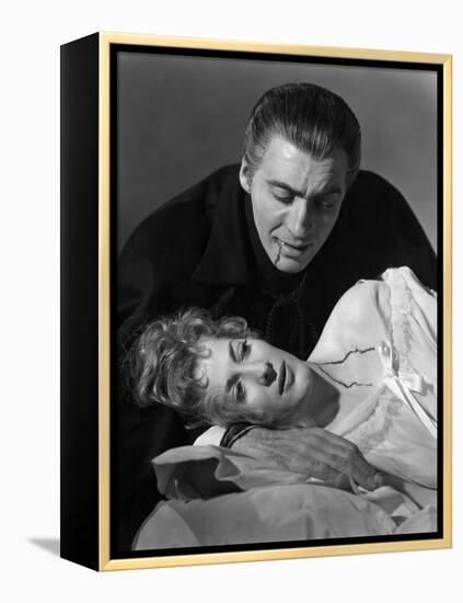 Horror Of Dracula, Melissa Stribling, Christopher Lee, 1958-null-Framed Stretched Canvas