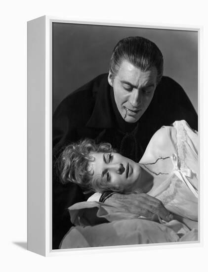 Horror Of Dracula, Melissa Stribling, Christopher Lee, 1958-null-Framed Stretched Canvas