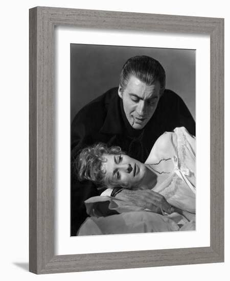 Horror Of Dracula, Melissa Stribling, Christopher Lee, 1958-null-Framed Photo