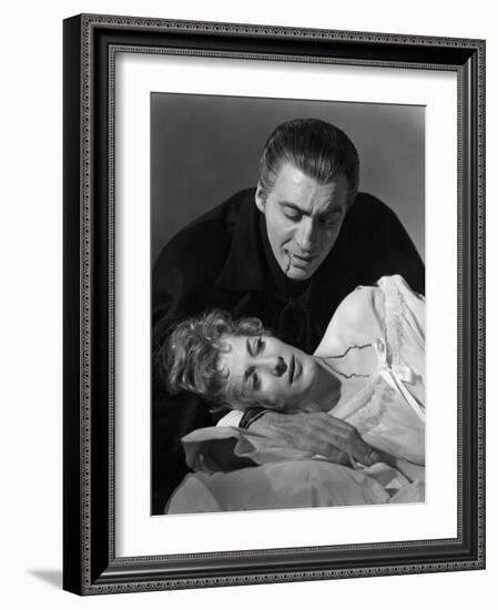 Horror Of Dracula, Melissa Stribling, Christopher Lee, 1958-null-Framed Photo