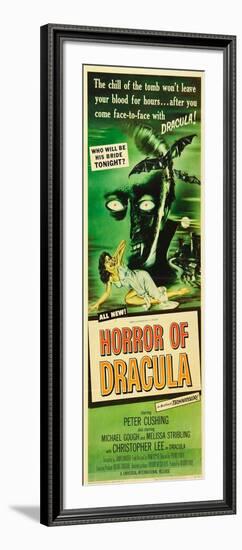 Horror of Dracula, Melissa Stribling, Christopher Lee, 1958-null-Framed Art Print