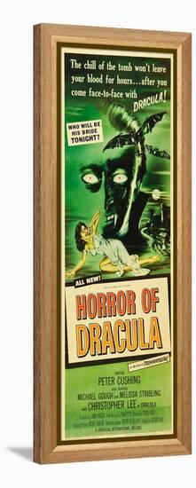 Horror of Dracula, Melissa Stribling, Christopher Lee, 1958-null-Framed Stretched Canvas