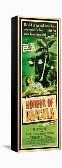 Horror of Dracula, Melissa Stribling, Christopher Lee, 1958-null-Framed Stretched Canvas