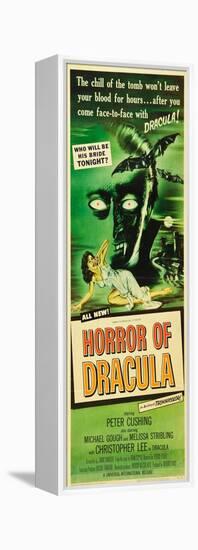 Horror of Dracula, Melissa Stribling, Christopher Lee, 1958-null-Framed Stretched Canvas