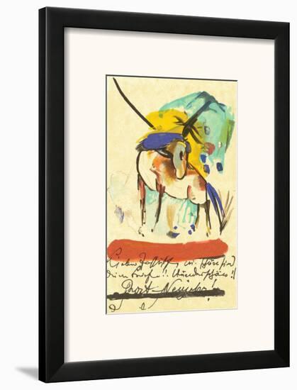 Horse, 1914-Franz Marc-Framed Art Print