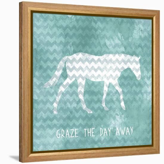 Horse 1-Erin Clark-Framed Premier Image Canvas