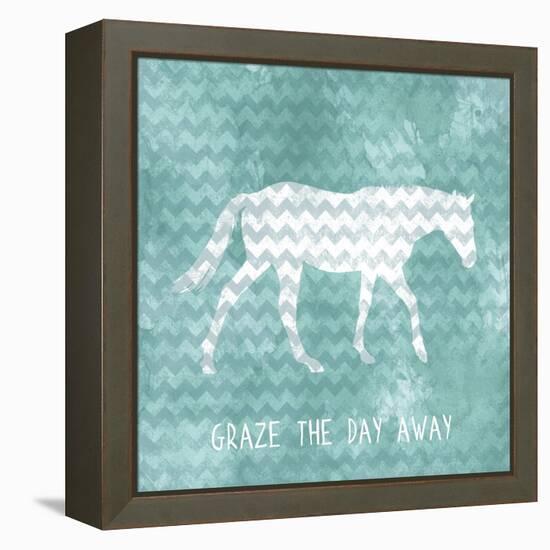 Horse 1-Erin Clark-Framed Premier Image Canvas