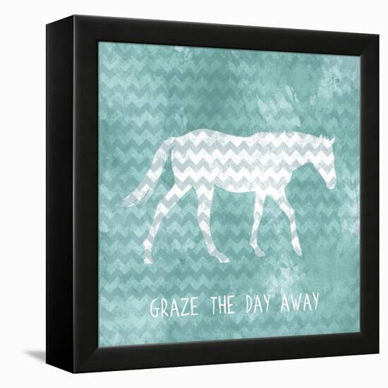 Horse 1-Erin Clark-Framed Premier Image Canvas