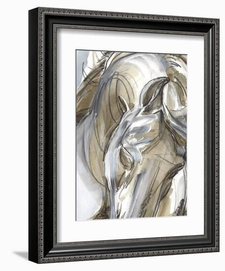 Horse Abstraction I-null-Framed Premium Giclee Print