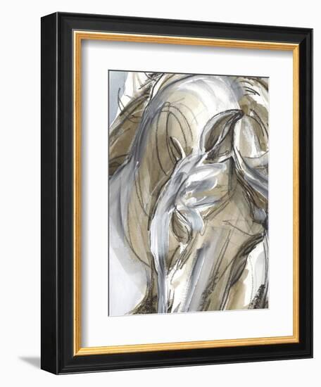 Horse Abstraction I-null-Framed Premium Giclee Print