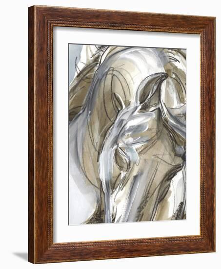 Horse Abstraction I-null-Framed Art Print