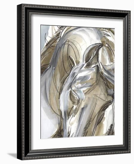 Horse Abstraction I-null-Framed Art Print