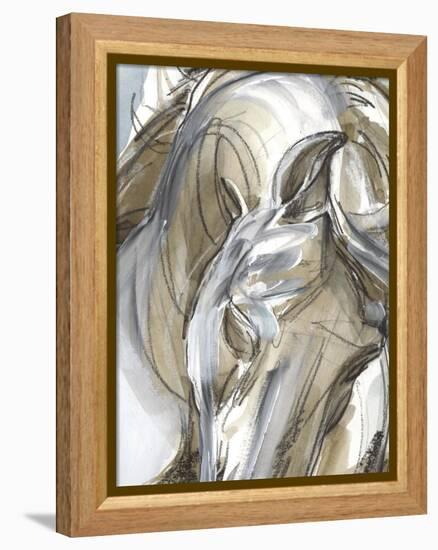 Horse Abstraction I-null-Framed Stretched Canvas