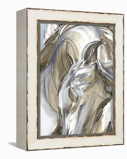 Horse Abstraction I-null-Framed Stretched Canvas