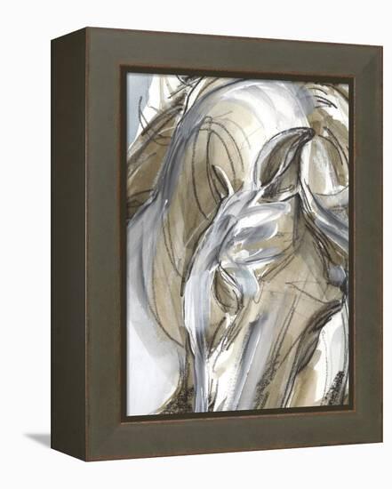 Horse Abstraction I-null-Framed Stretched Canvas