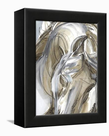 Horse Abstraction I-null-Framed Stretched Canvas