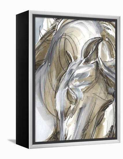 Horse Abstraction I-null-Framed Stretched Canvas