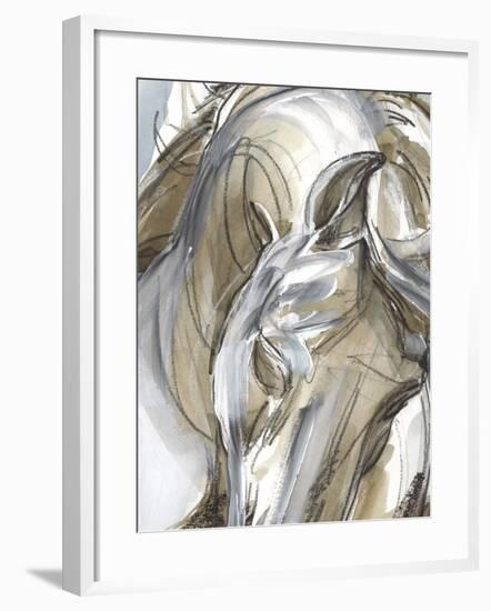 Horse Abstraction I-null-Framed Art Print