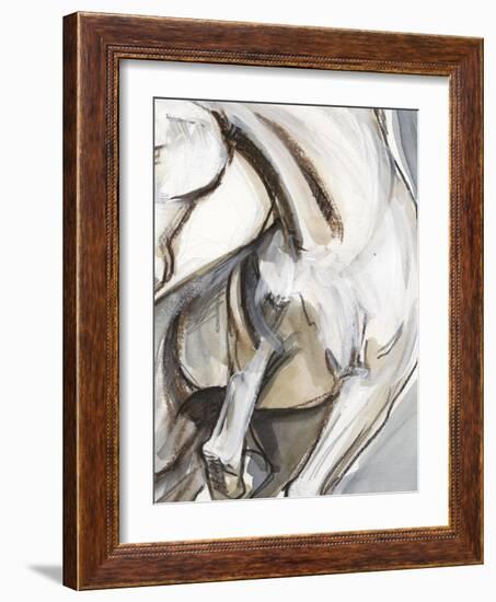 Horse Abstraction II-null-Framed Art Print