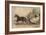 Horse and Carriage at Speed with a Lady at the Whip; Prostitution-English School-Framed Giclee Print