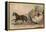 Horse and Carriage at Speed with a Lady at the Whip; Prostitution-English School-Framed Premier Image Canvas